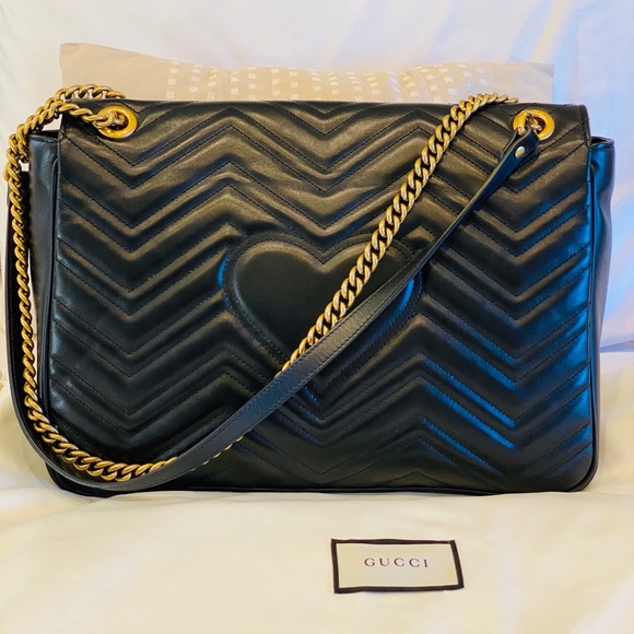 ▪️SOLD▪️GUCCI GG Marmont Large Shoulder Bag - Picture 2 of 9